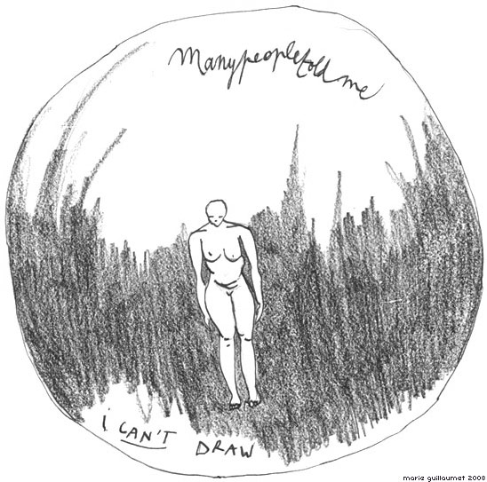 I can't draw